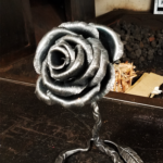 custom floral metal art